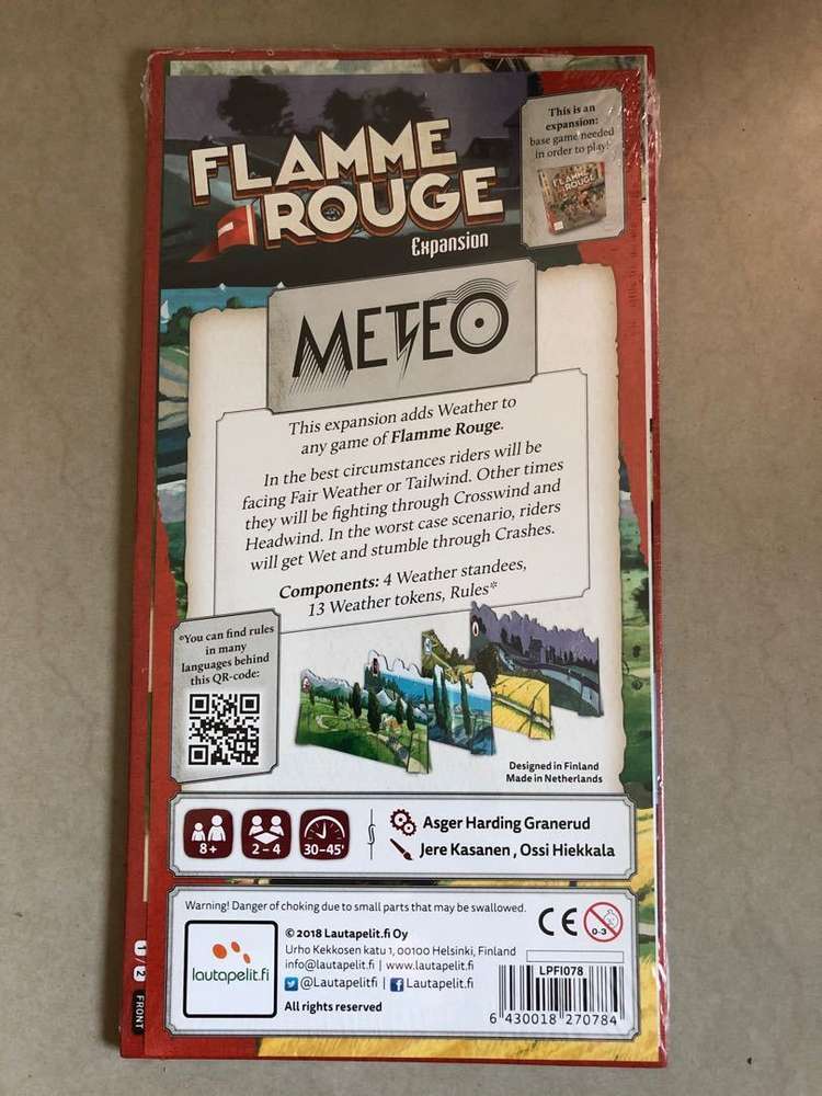 Flamme Rouge Meteo Board Game 