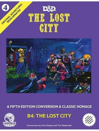 Original Adventures Reincarnated #4 B4 The Lost City