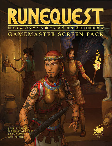 RuneQuest Gamemaster Screen Pack