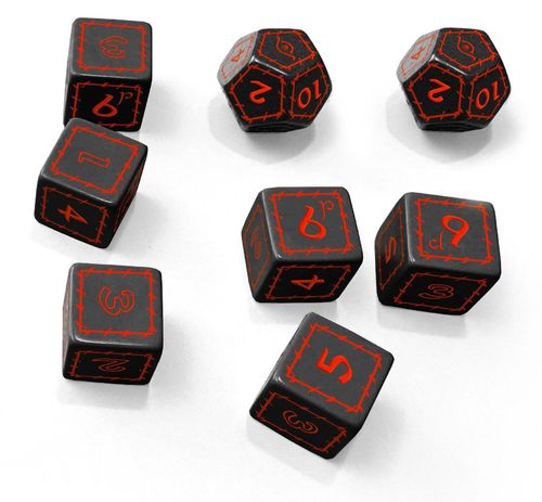 The One Ring Dice Set Black