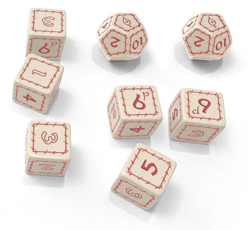 The One Ring Dice Set White